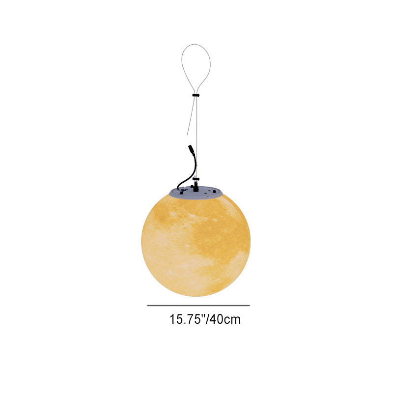 Vale Moon Solar Garden Pendant