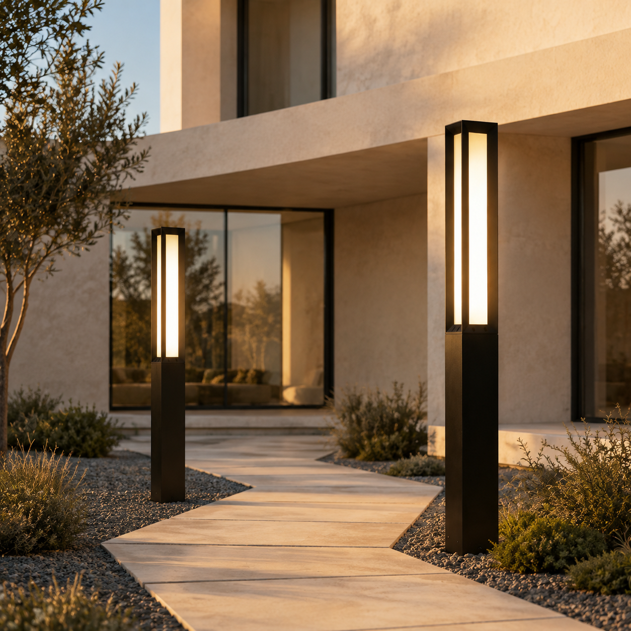 RIRZ Pillar Wired Path Light