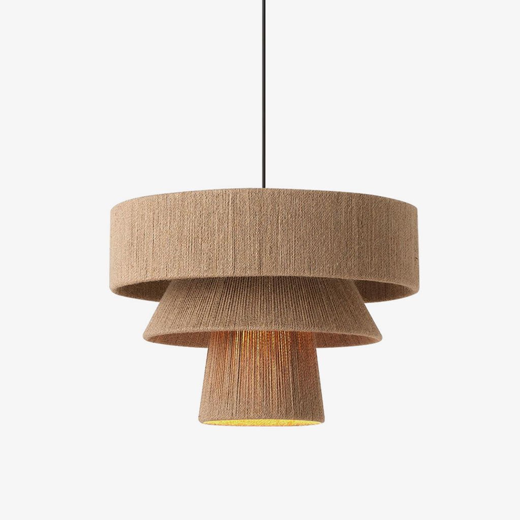 Tavira Tiered Hemp Rope Pendant Light