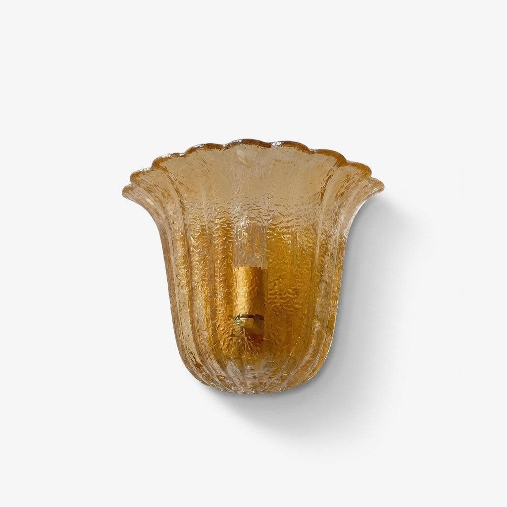 Marigold Fluted Glass Sconce