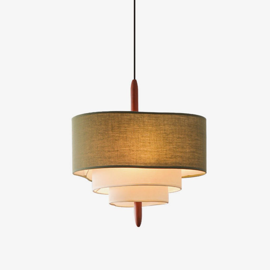 Talia Tiered Fabric Pendant
