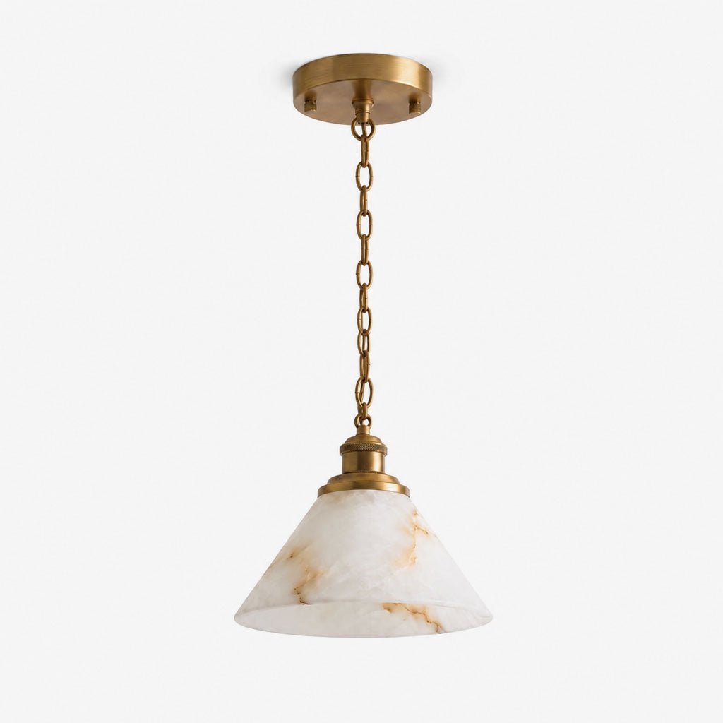 Camden Alabaster Cone Pendant Lamp