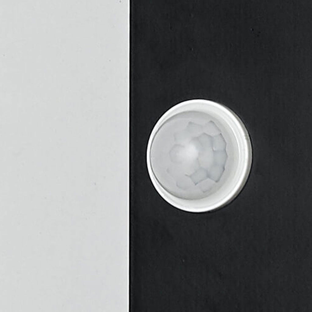 Bramley Cube Wall Sconce, Black White IP65 Waterproof LED Up Down Outdoor Light for Back Door, Garage & Side Passage