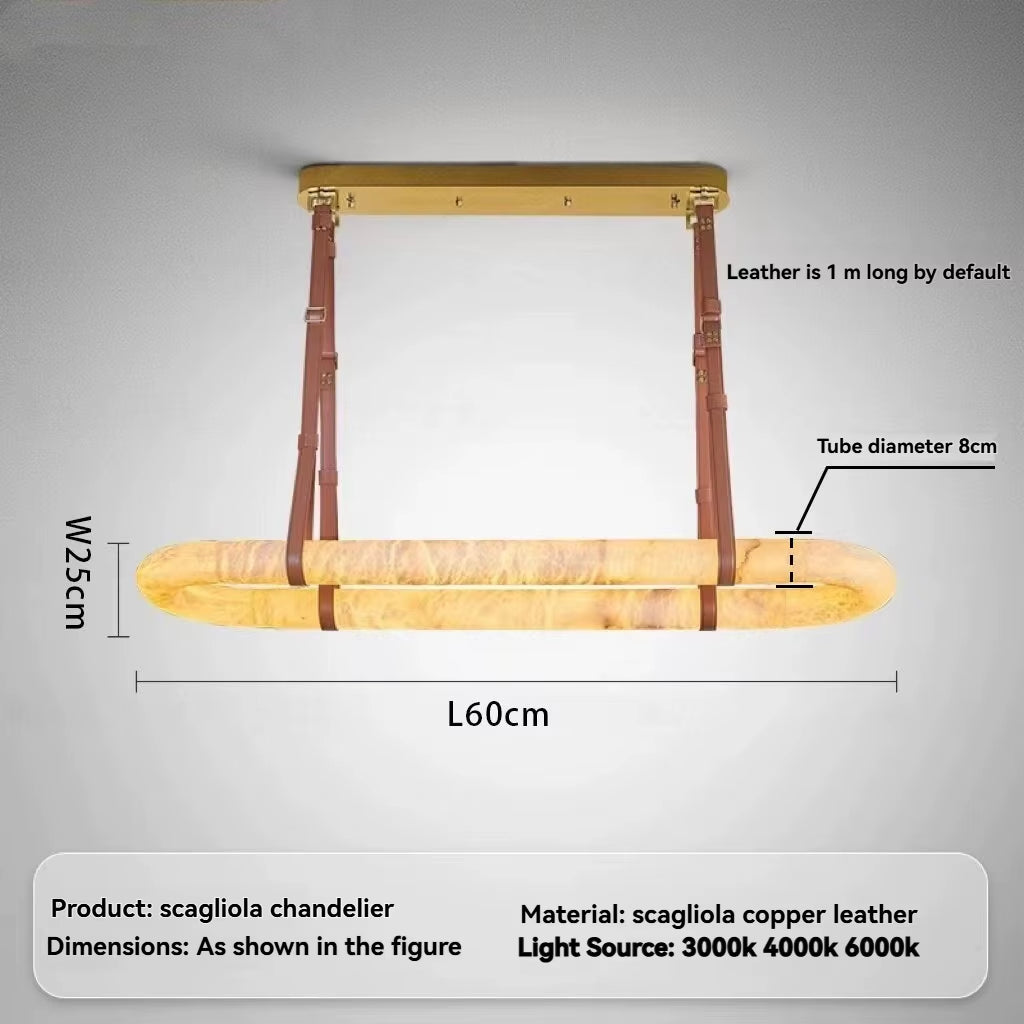 Modern Faux Alabaster Pendant Light Designer Multi Shape Chandelier for Villa Living Room Dining Room Showroom Home Decor