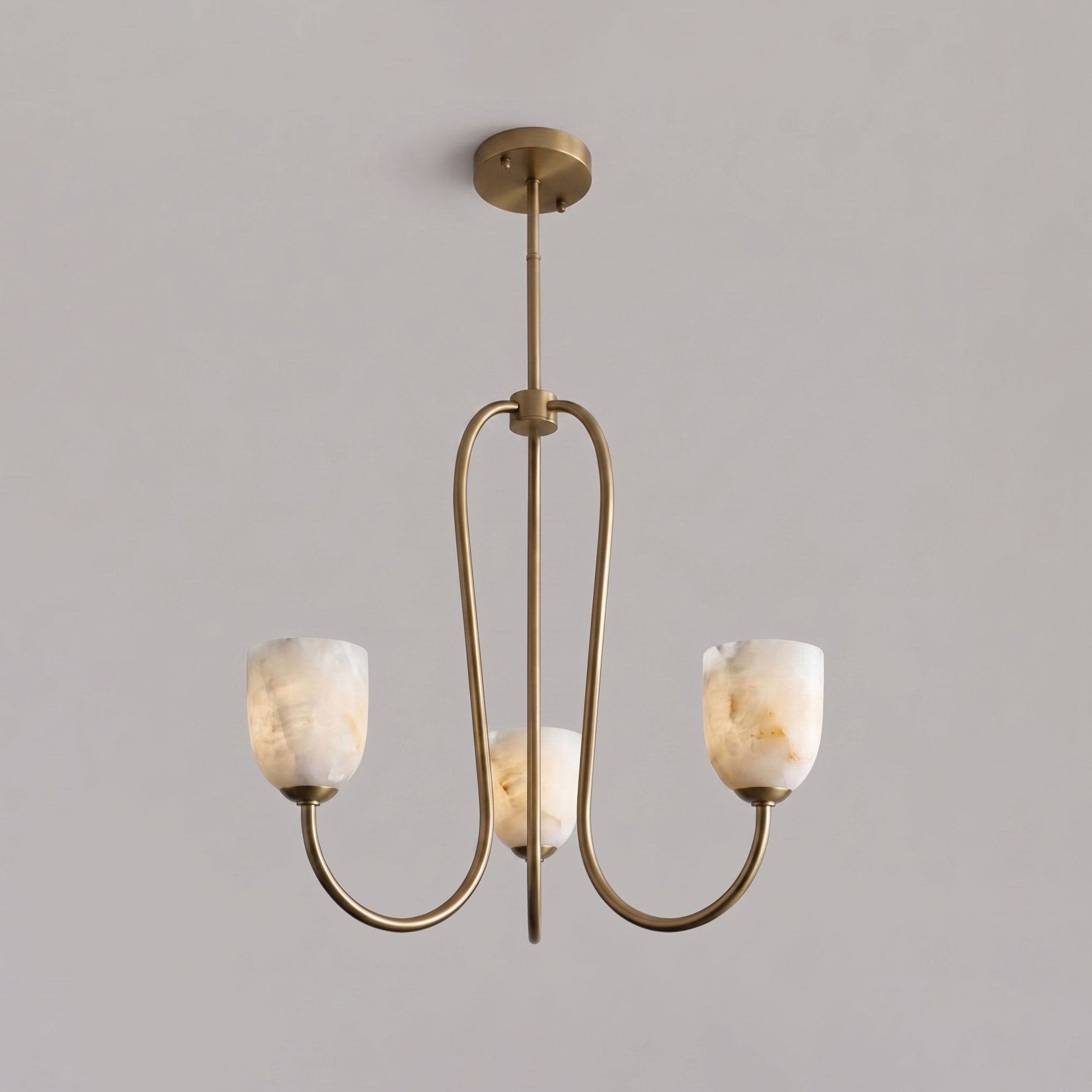 Trillium Alabaster Chandelier