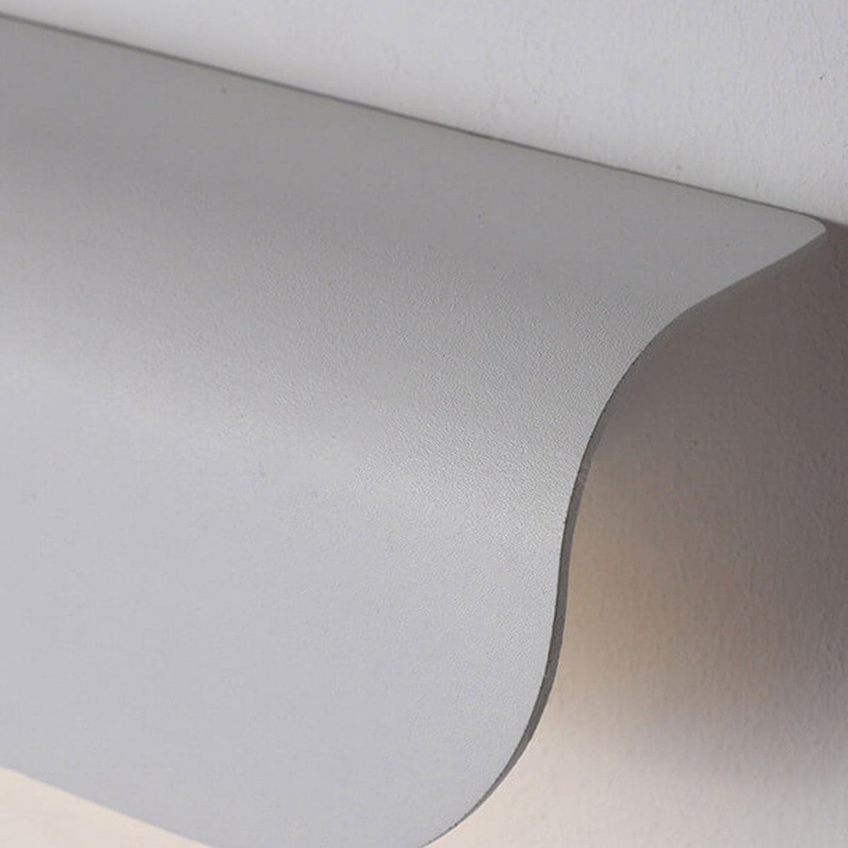 Arden Curved Wall Light, Wide Black IP65 Waterproof LED Outdoor Wall Sconce for Garage Door & Garden Wall