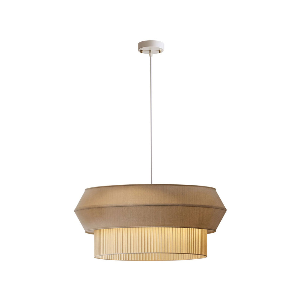 Alder Fluted Fabric Pendant Lamp