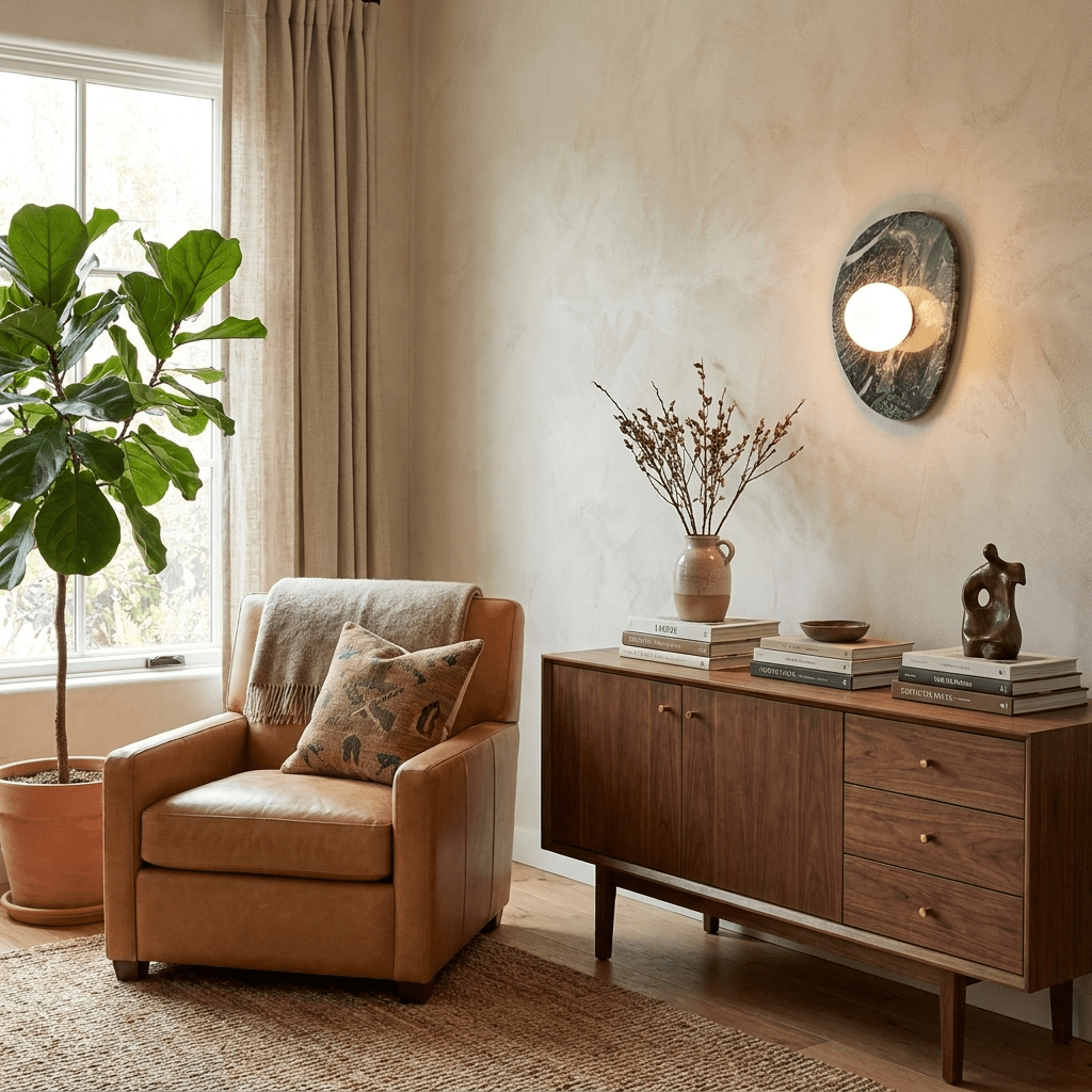 Alira Stone Oval Wall Sconce