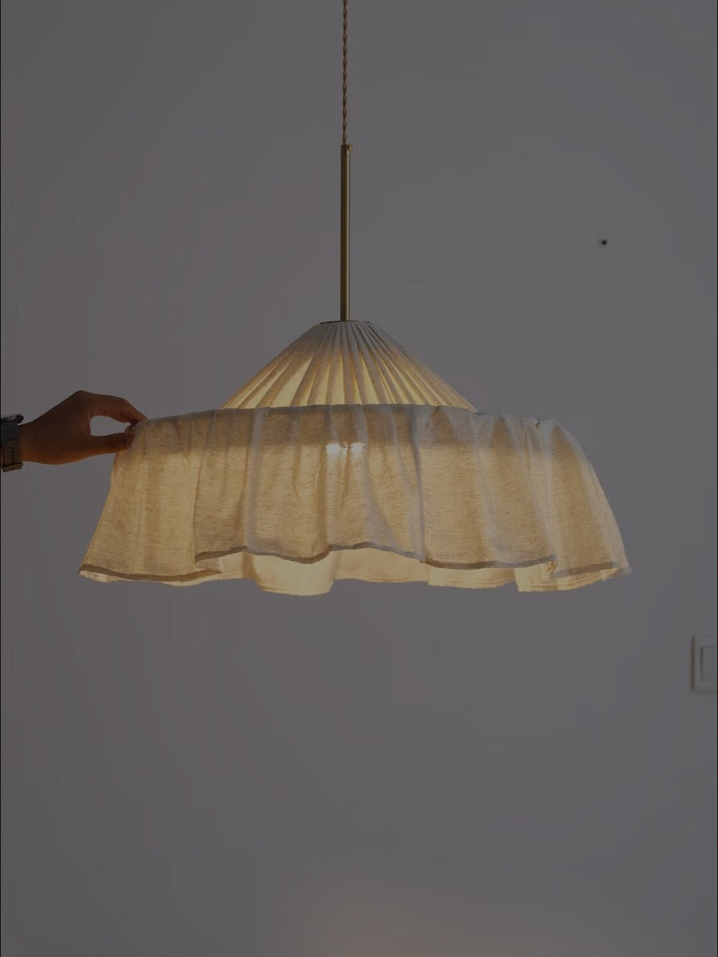 Alvise Linen Pendant Light