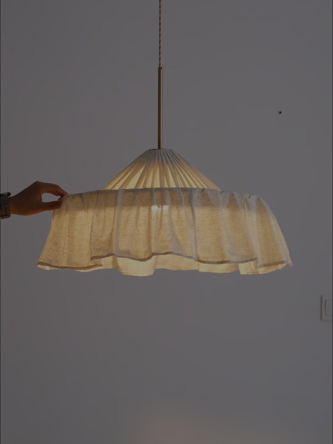Alvise Linen Pendant Light