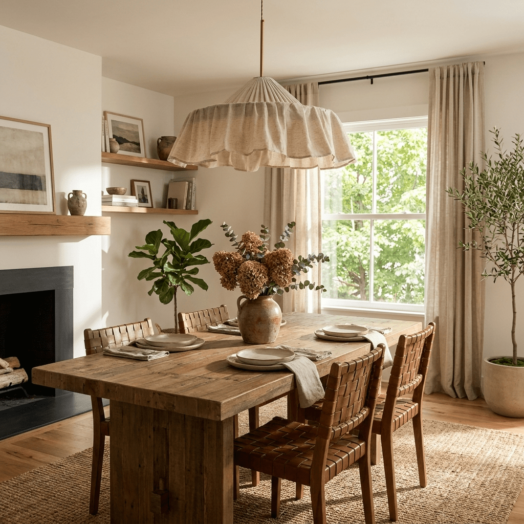 Alvise Linen Pendant Light