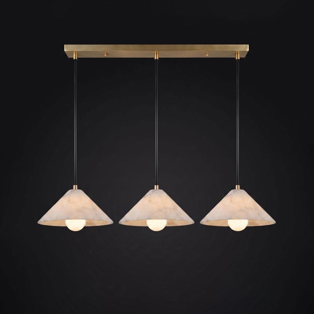 Amara Alabaster Cone Pendant Lamp