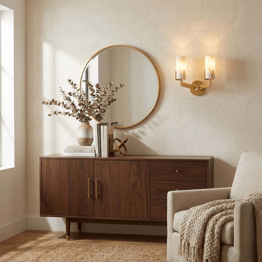 Ansel Alabaster Wall Sconce