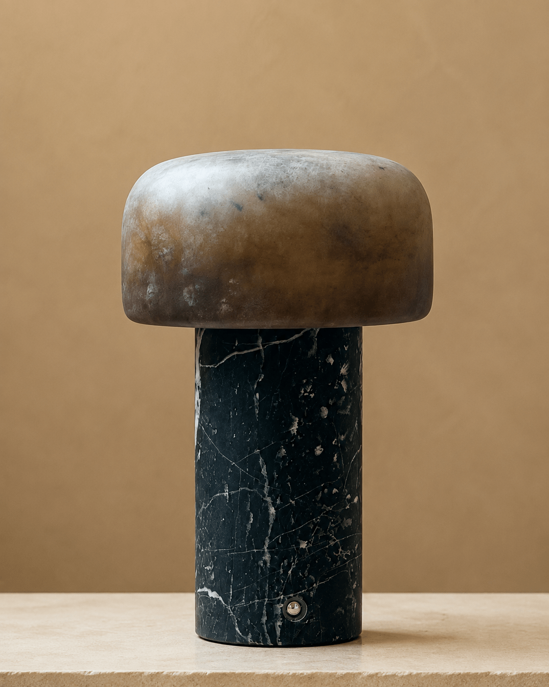 Asteria Natural Stone Rechargeable Table Lamp