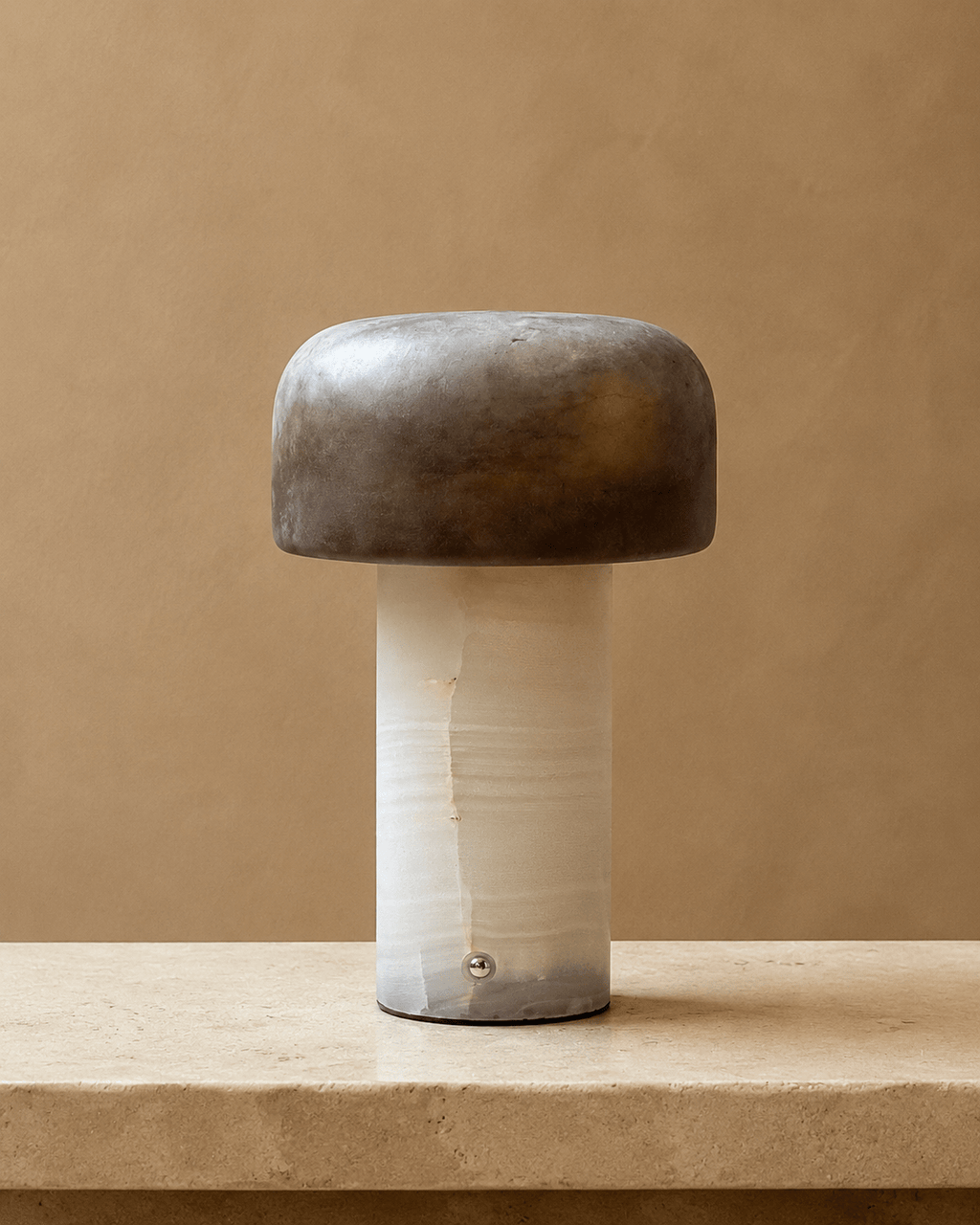 Asteria Natural Stone Rechargeable Table Lamp