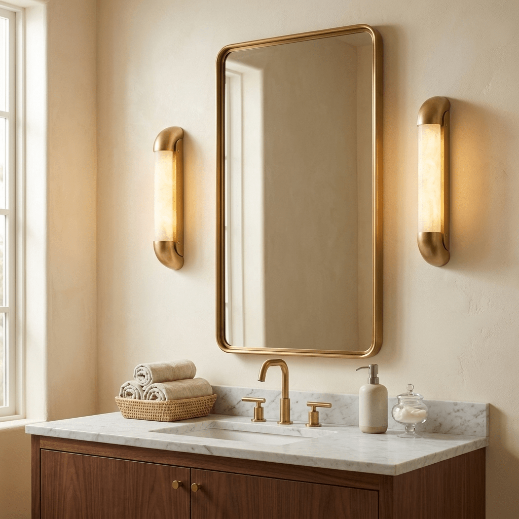 Auren Alabaster LED Wall Sconce