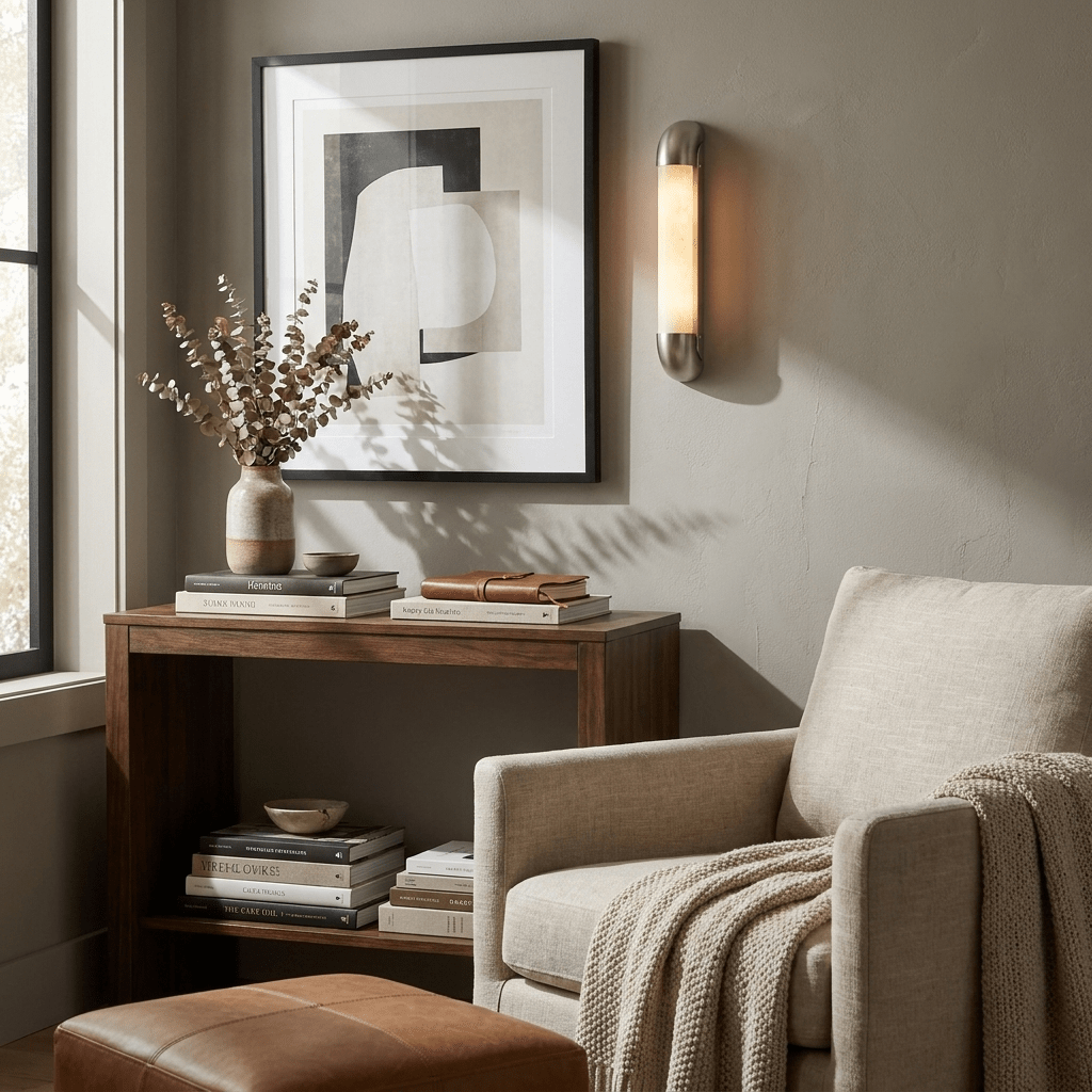 Auren Alabaster LED Wall Sconce