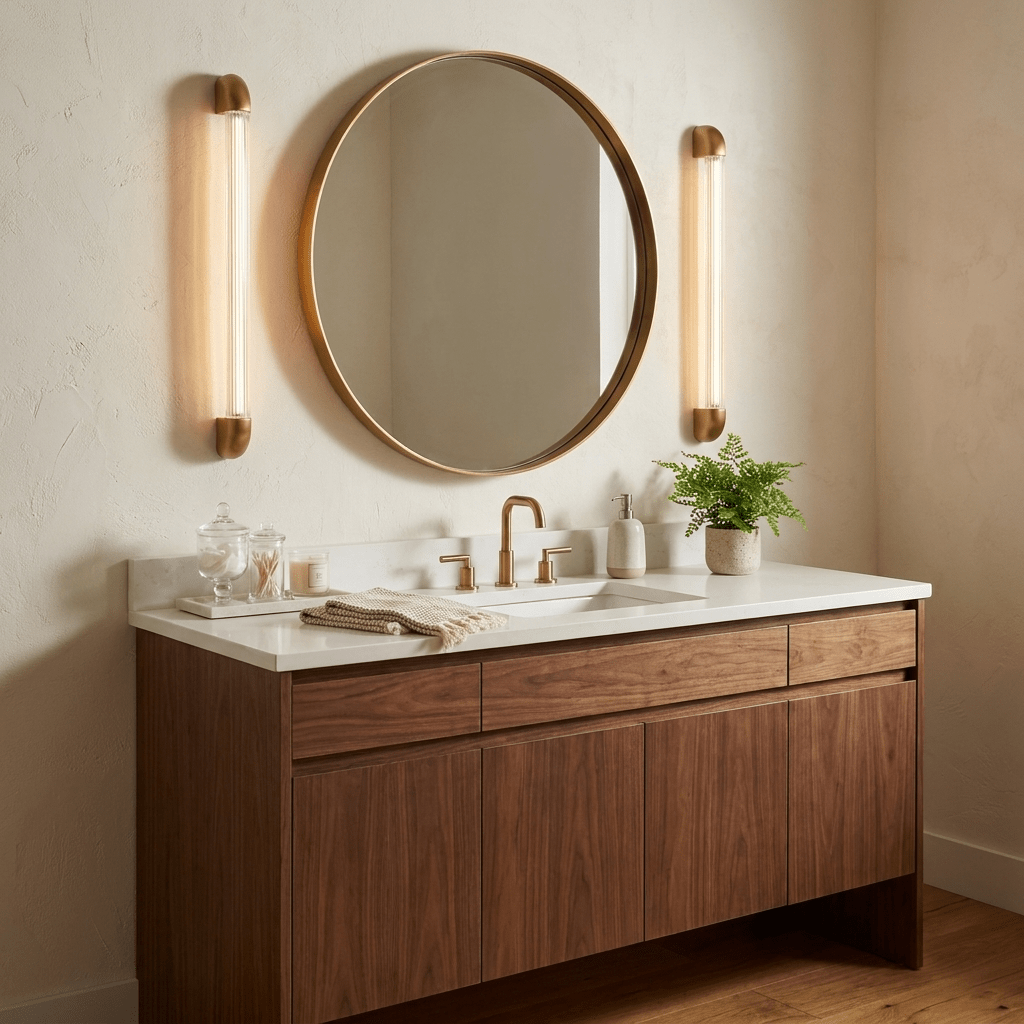 Aurevane Ribbed Glass Wall Sconce