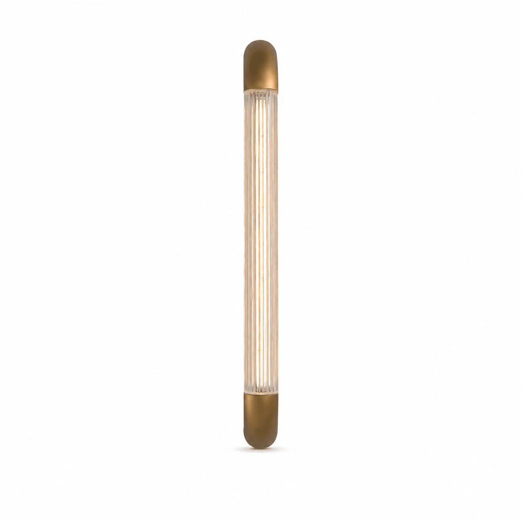 Aurevane Ribbed Glass Wall Sconce