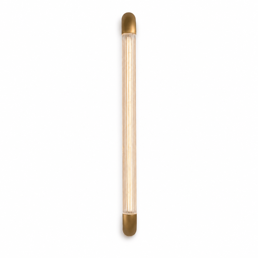 Aurevane Ribbed Glass Wall Sconce