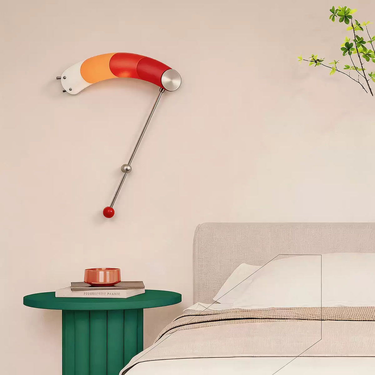 Aurora Gradient Arc Sconce