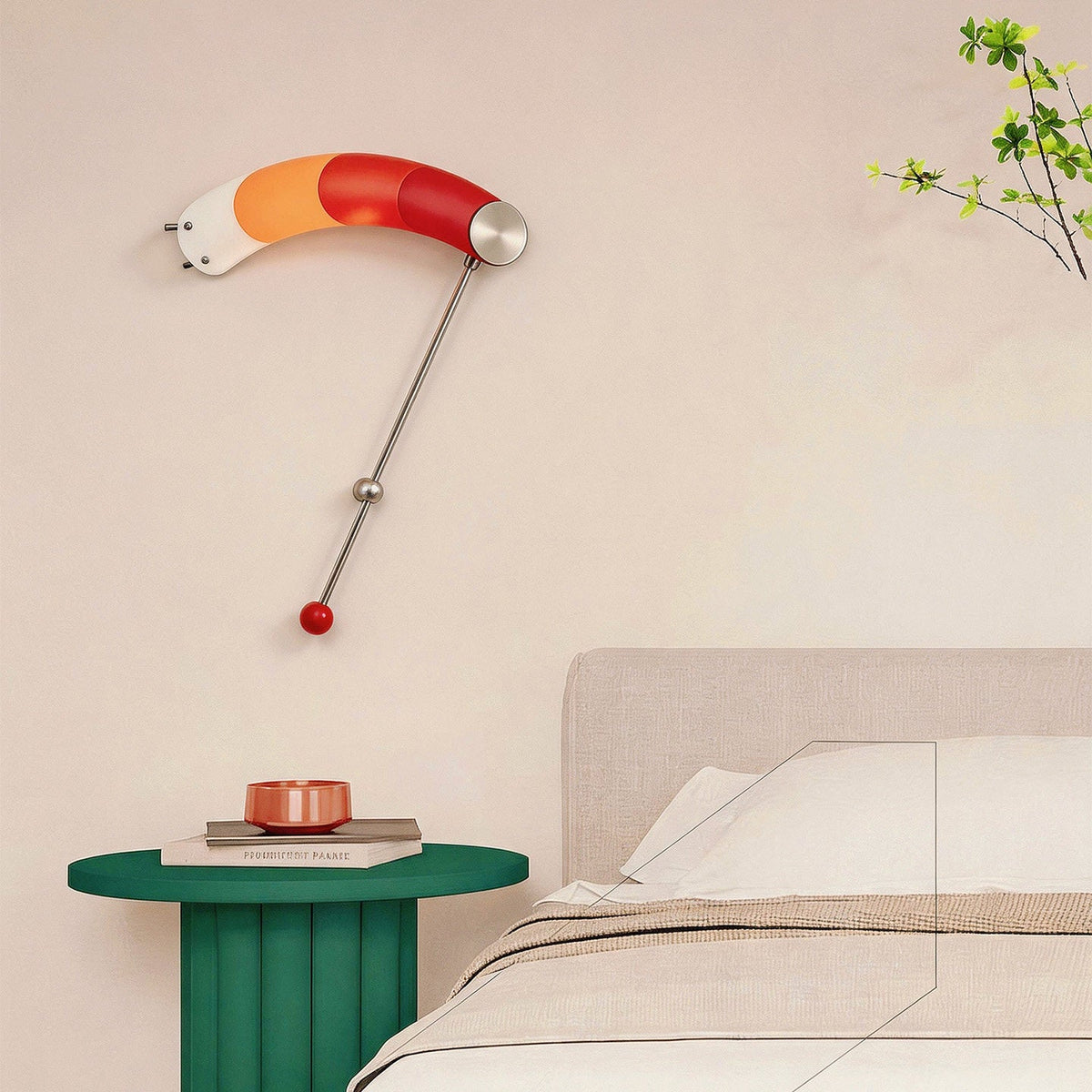 Aurora Gradient Arc Sconce