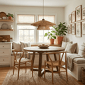 Avelora Paper Rattan Pendant Light