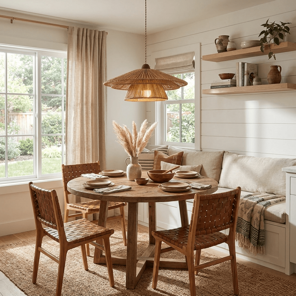 Avelora Paper Rattan Pendant Light