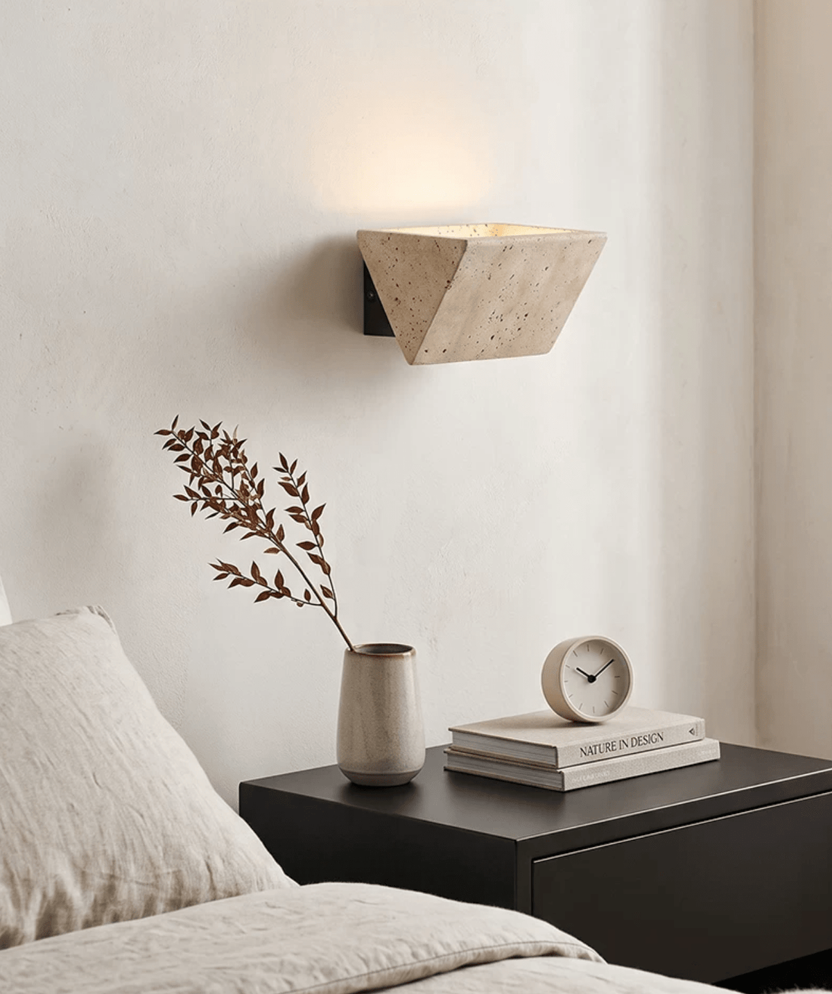 Aven Travertine Wall Sconce