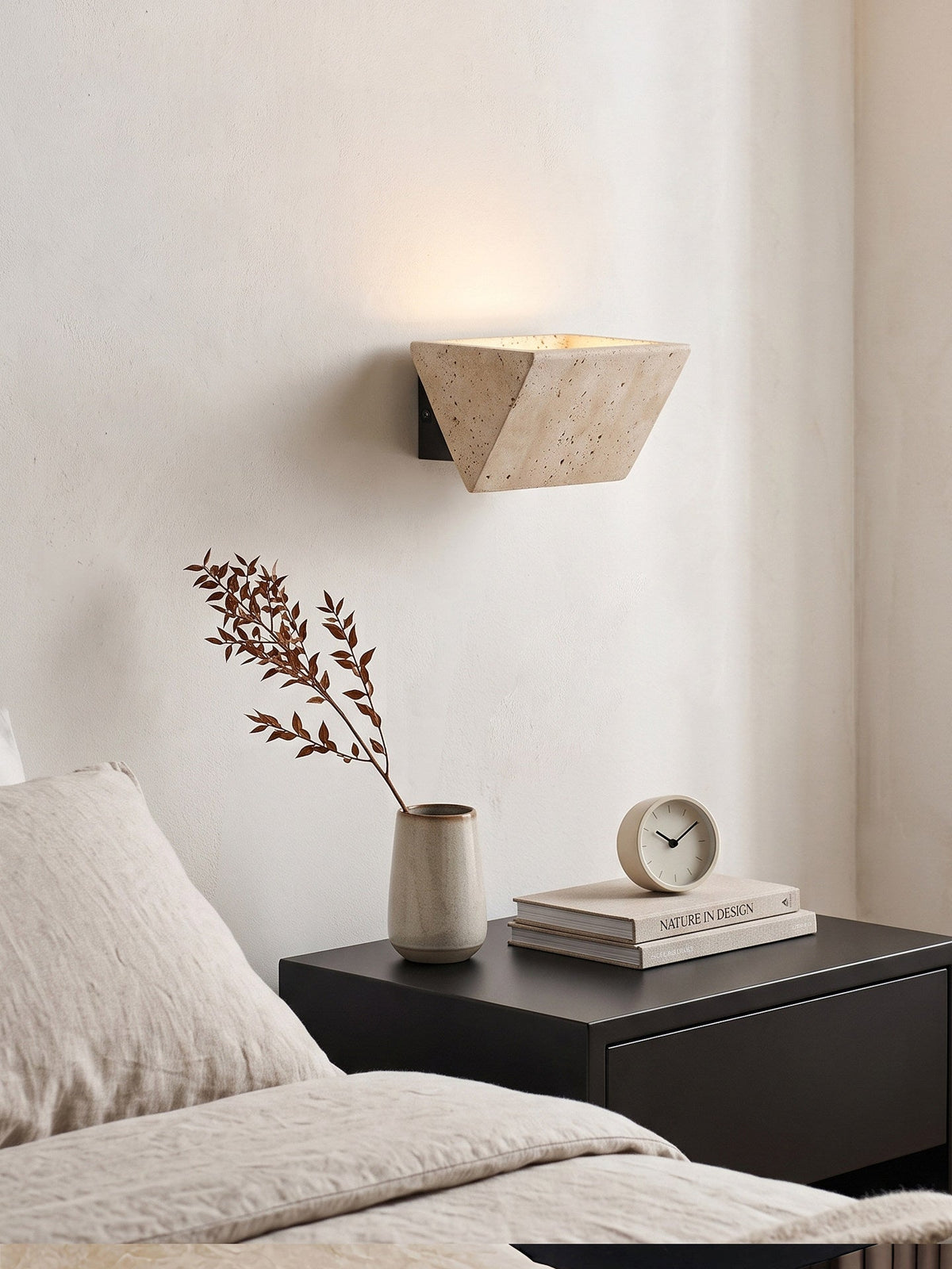 Aven Travertine Wall Sconce