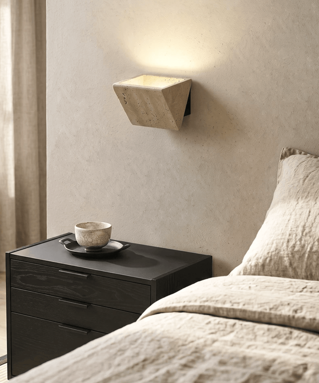 Aven Travertine Wall Sconce