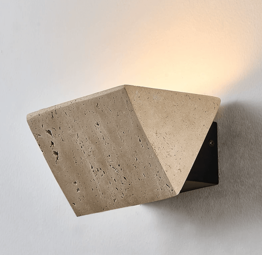 Aven Travertine Wall Sconce