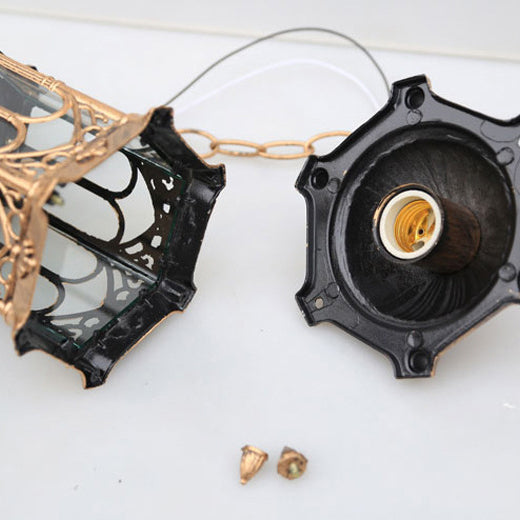 Marlow Hexagonal Post Lantern
