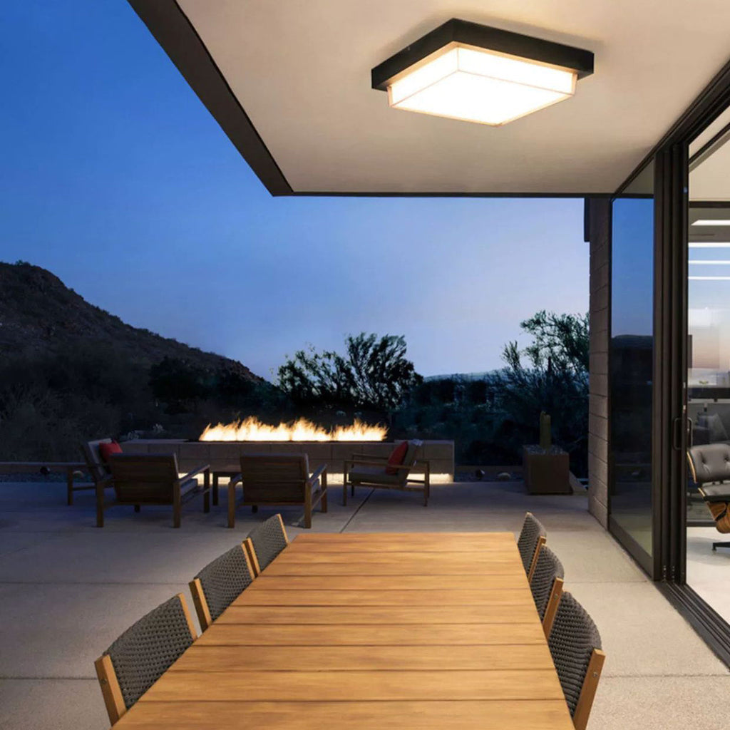 Ellis Square Outdoor Flush Mount