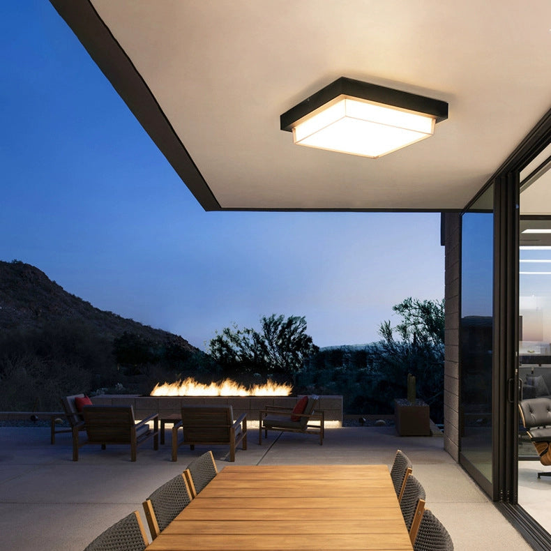 Ellis Square Outdoor Flush Mount