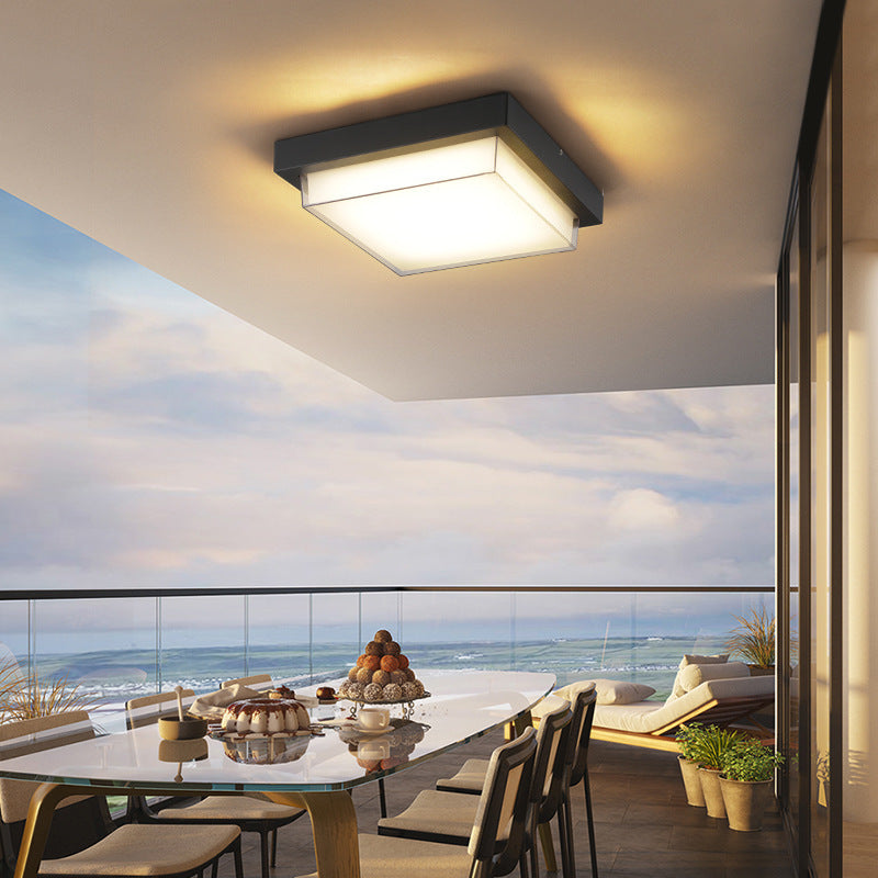Ellis Square Outdoor Flush Mount