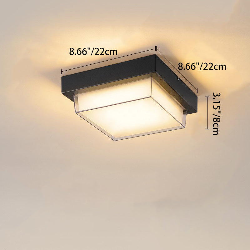Ellis Square Outdoor Flush Mount