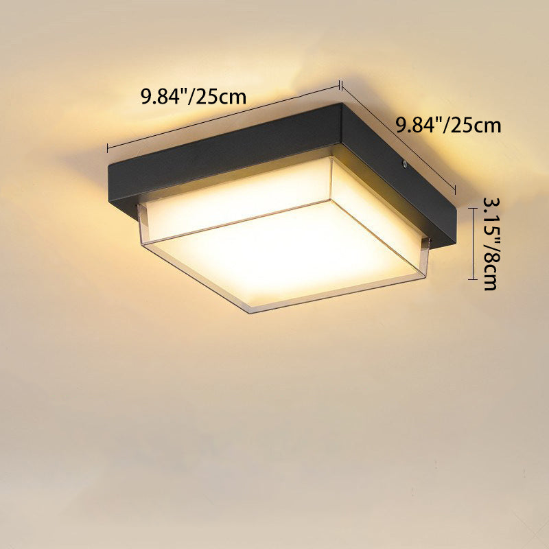 Ellis Square Outdoor Flush Mount
