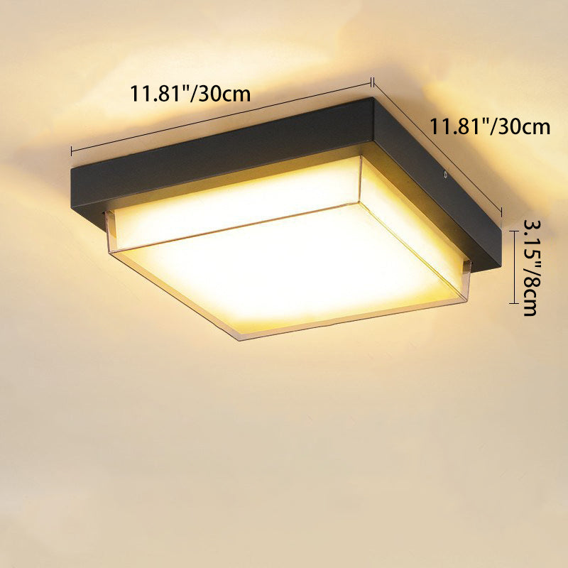 Ellis Square Outdoor Flush Mount