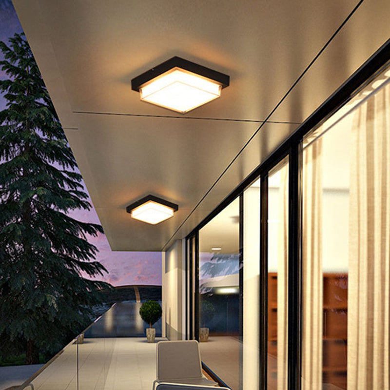 Marsden Square Outdoor Flush Mount