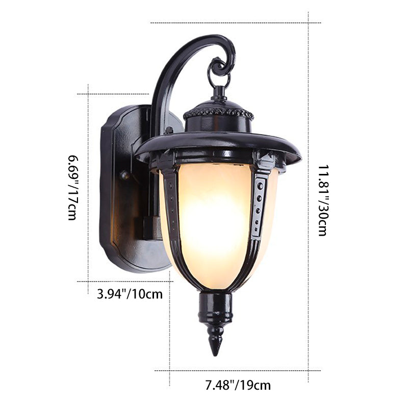 Thornbury Marble Shade Wall Lantern