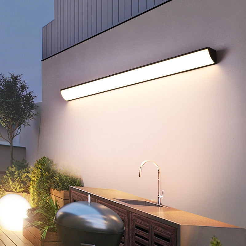 Halden IP65 Linear Outdoor Wall Sconce
