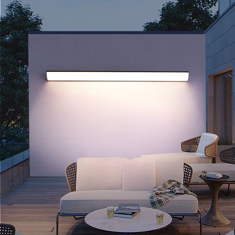 Halden IP65 Linear Outdoor Wall Sconce