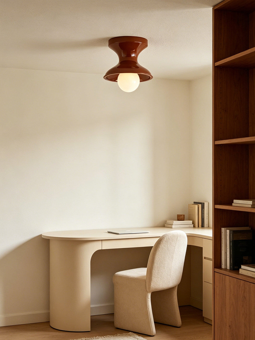 Bobbin Resin Flush Mount Light