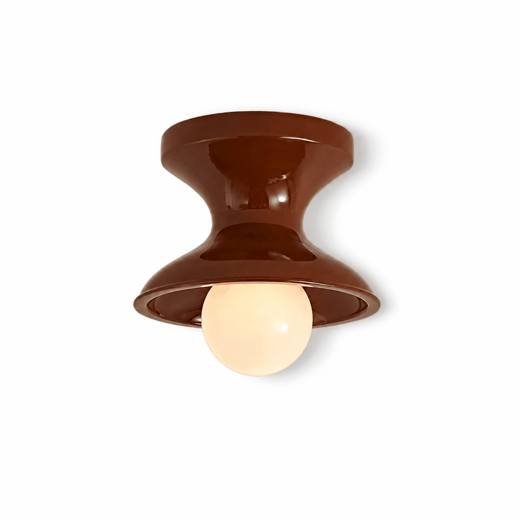 Bobbin Resin Flush Mount Light
