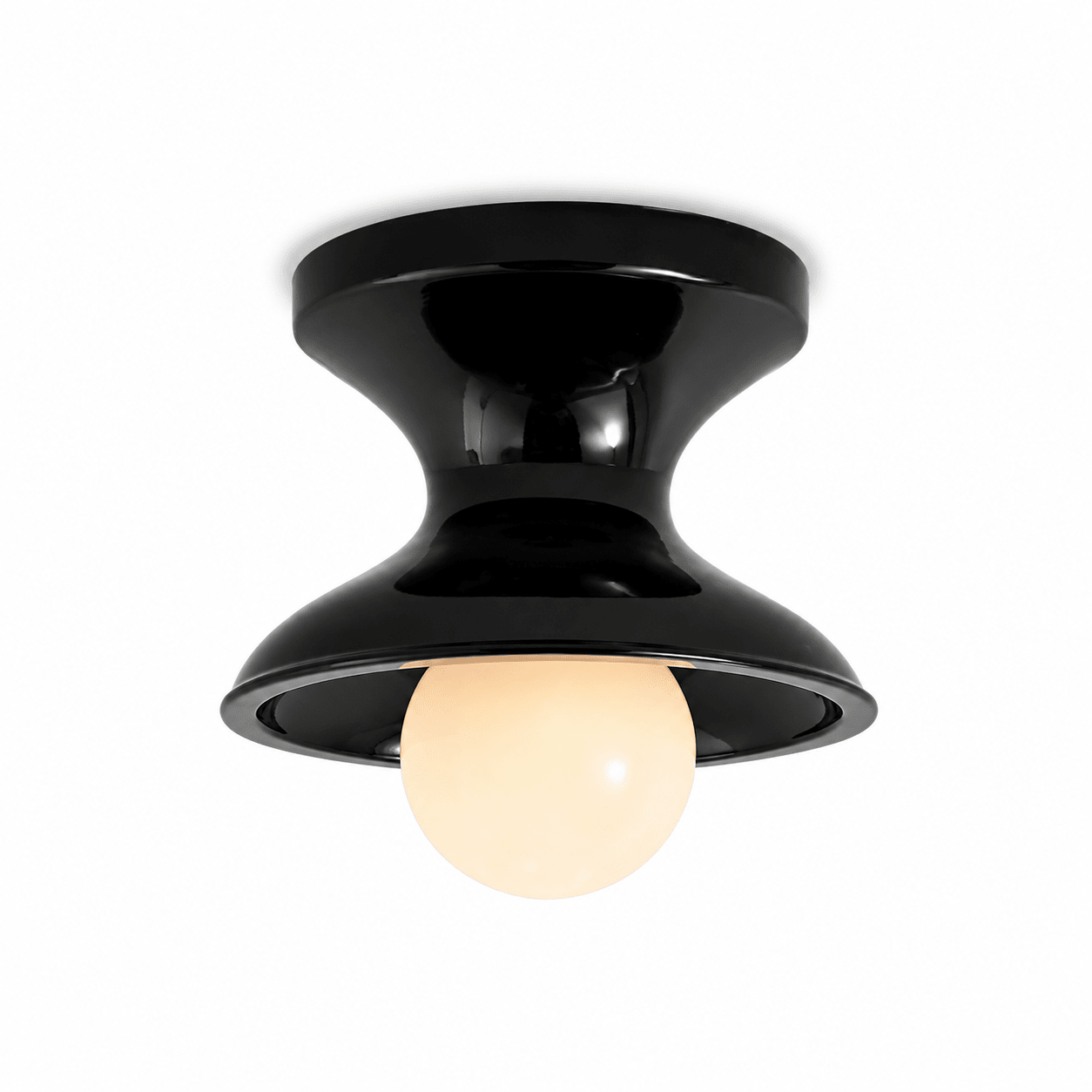 Bobbin Resin Flush Mount Light