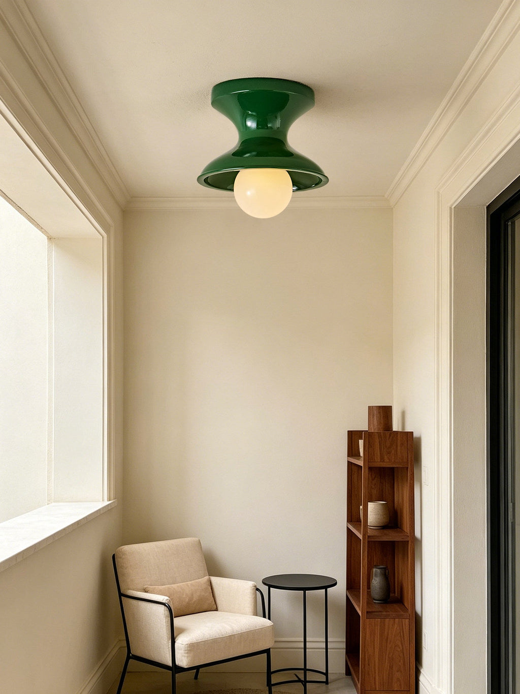 Bobbin Resin Flush Mount Light