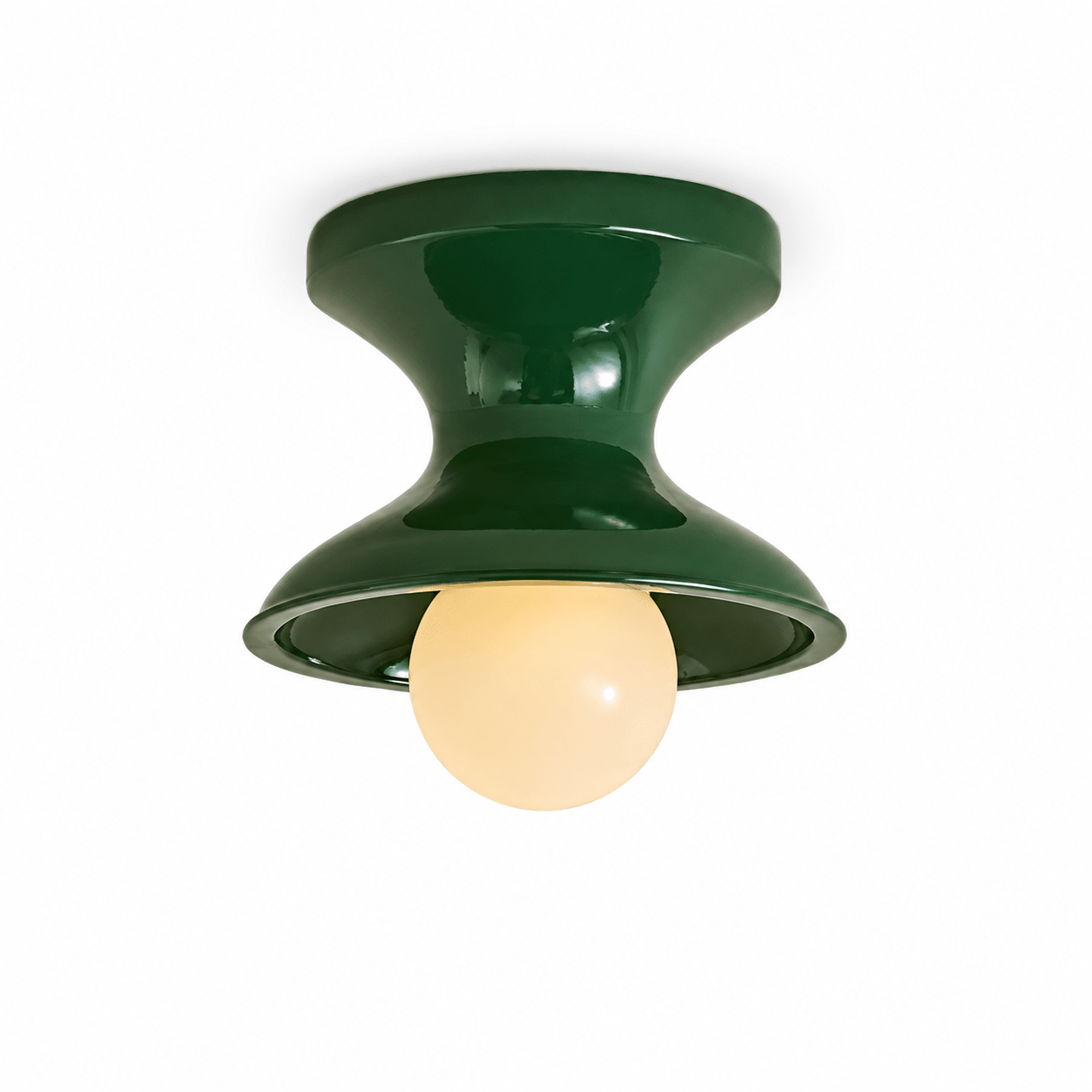 Bobbin Resin Flush Mount Light