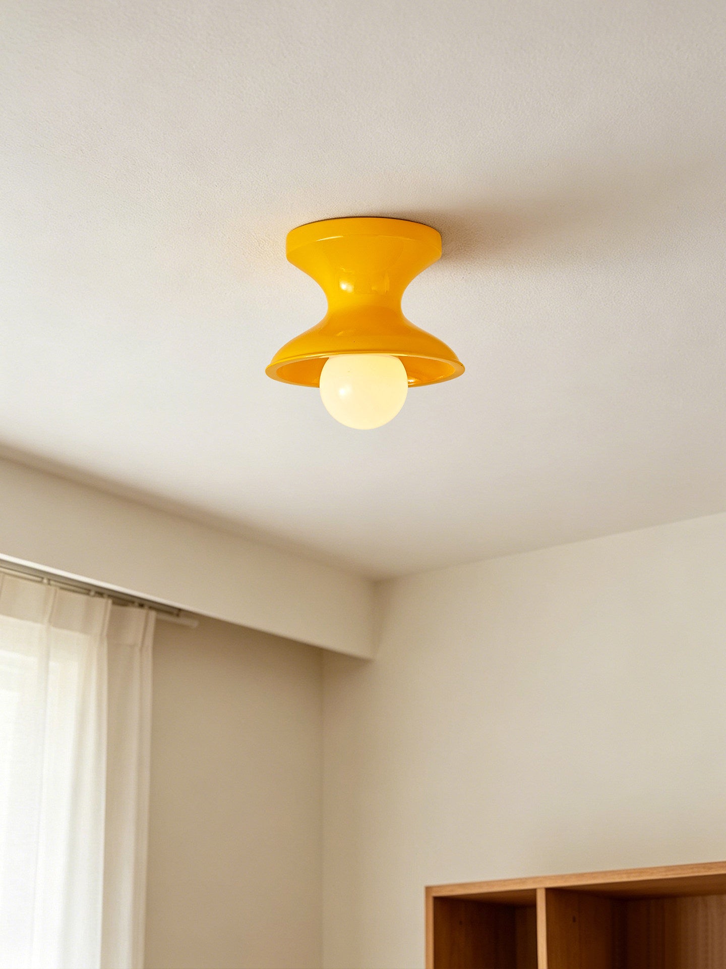 Bobbin Resin Flush Mount Light