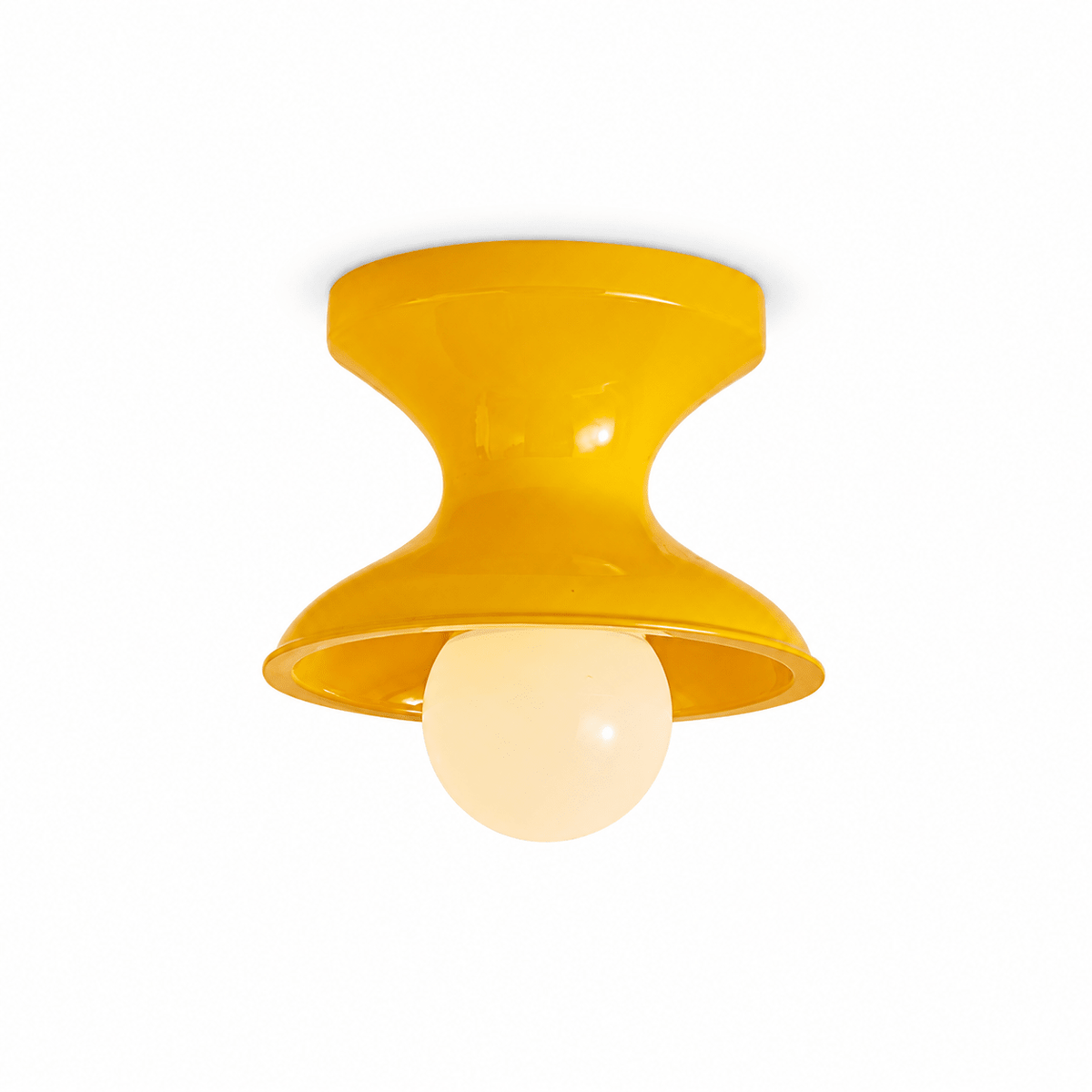 Bobbin Resin Flush Mount Light